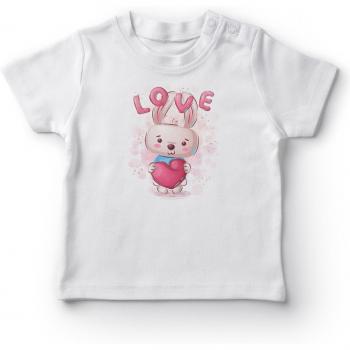 Mädchen T-Shirt Angemiel: Herz, Nette Katze, Baby-Halte