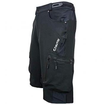 SUKUTU MTB Baggy Shorts Uomo Nero XXL (Vita 34-35)