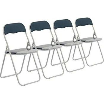 Colored Padded Folding Chairs from Harbour Housewares (Pack of 4)