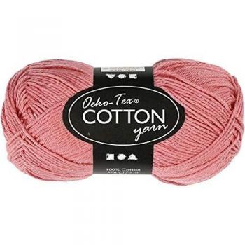 Velvet Pink 50g Cotton Yarn Sphere