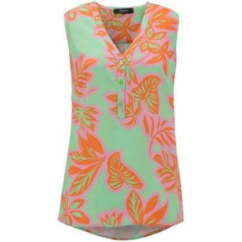 Blusentop „Leafy Green“ Aniston Casual – Größe 38, apfelgrün
