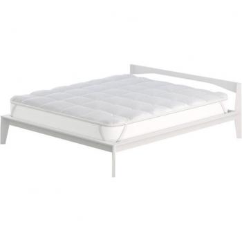 Matrimoniale topper trapunto 300 g/m², elastico fancy color bianco
