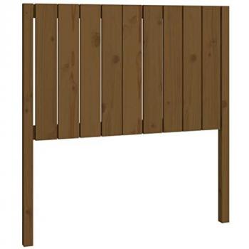 Cabecero de cama de madera de pino 95,5x4x100 cm