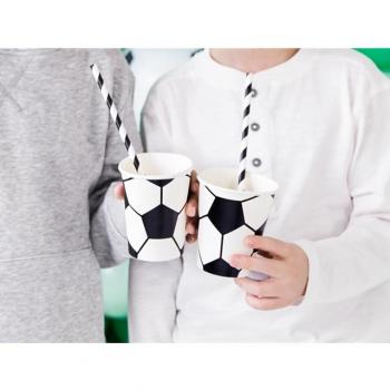Pappbecher „Kick it“ – 260 ml Fußball‑Design (6x)