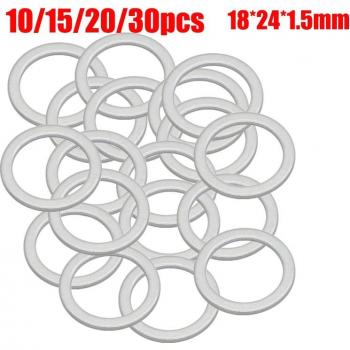 30 Pcs Oil Drain Plug Washers Gasket for Volvo V40 S60 V70 S80 XC90 Porsche 911