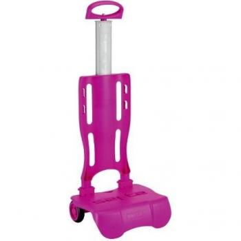 Safta Schulrucksack Zusammenklappbarer Rucksack-Trolley Pink