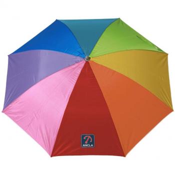 Sombrilla playa Atosa Rainbow 200 cm, protección UPF50+, material Oxford 210d