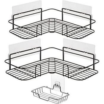 Shower Corner Shelf with Adhesive Stickers