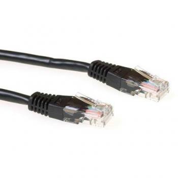 Cavo Rete 5 m U/UTP RJ-45 Maschio Nero