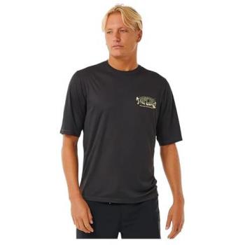 Camiseta Rip Curl Mason Pipe Surflite Negra para Hombre – Protección UV