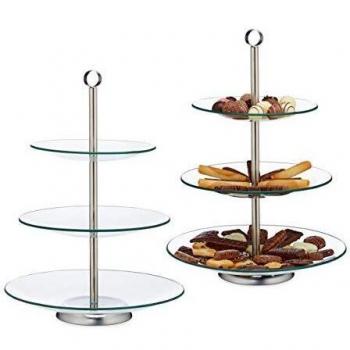 Tavola Frutta & Cupcake Trisferita – 2x in Acciaio Inox