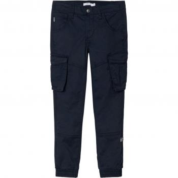 Pantaloni cargo da ragazzo Name It Bamgo Regular Fitted Twill Dark Sapphire 14 Anni