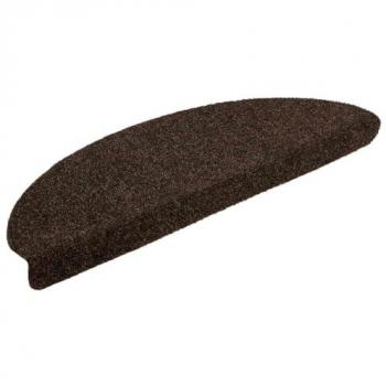 Tappetini Antiscivolo Autoadesivi per Scale 20 pz Marroni 65x21x4 cm