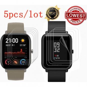 5Pcs Smart Watch TPU Film for Huami Amazfit Bip GTS