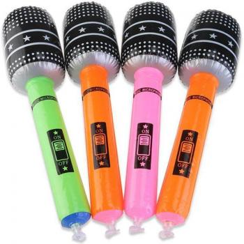 Party Decoratie Opblaasbare Microfoon 24Cm