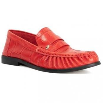 Grisella Red Leather Loafers – Women’s Size 7, Dune London