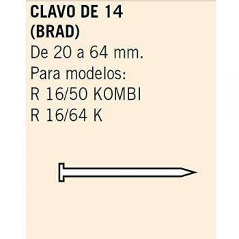 Caja 2400 puntas brad 1.53-45 4742445 simes