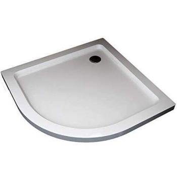 Plato de ducha semicircular Selene 80x80x5 cm ABS