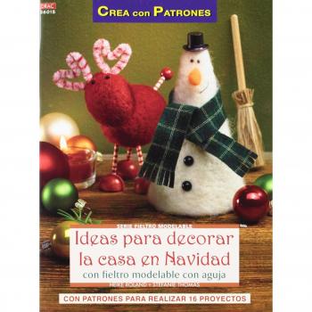 Ideas para decorar la casa en navidad con fieltro modelable con aguja