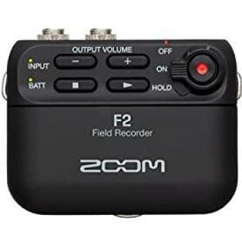 Zoom F2 Field Recorder and Lavalier Microphone