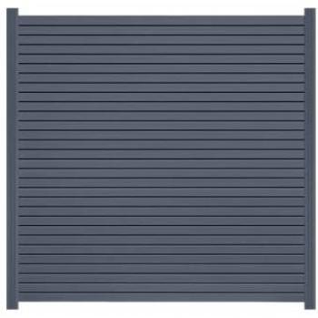 EASY ROM ALU‑Rhombuszaunfeld Anthrazit 180x180 cm (HF) – Einzelstück ohne Pfosten