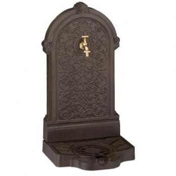 Fontaine de Jardin à Robinet, Style Nostalgique, Marron