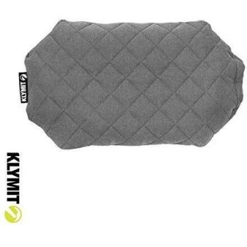 Klymit Luxe Pillow 12LPGY01D, Grey, 75D Polyester with Synthetic Case