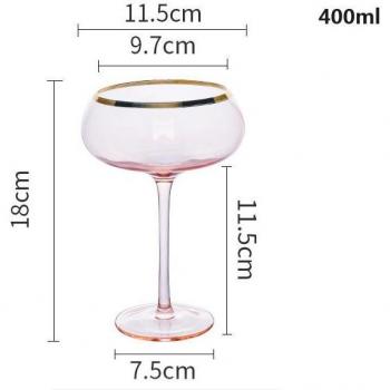 Gilded Champagne Glass