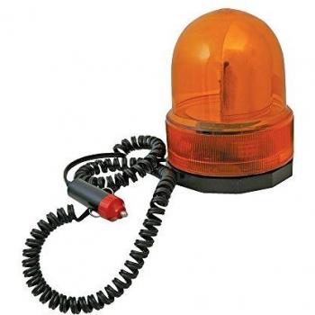 Fanale Lampeggiante Rotante 12V con Supporto Magnetico Silverline