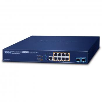 Switch Ethernet Géré 8 Ports PoE 10/100/1000T PLANET GS-6320-8P2X