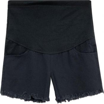 Short de grossesse taille haute en jean