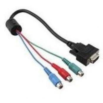 Conector de proyector Canon LV-CA32: cable negro para LV-S3/X4/5210