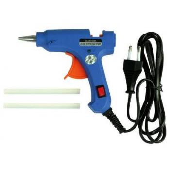 Pistola Termofusible Mini con 2 Barras de Silicona