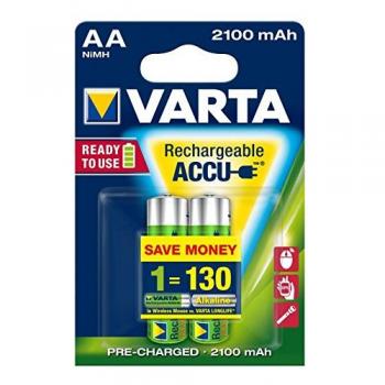 VARTA Ready-2-Use 2 Pack Mignon Batteries 2100mAh