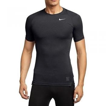 Nike Pro Men's Athletic Short Sleeve Tee Black XL