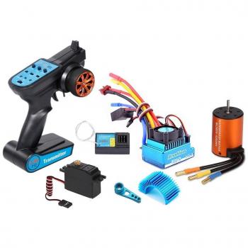 Kit upgrade brushless moteur ESC récepteur télécommande pour 12428 12423 FY-03