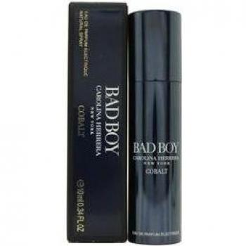 BAD BOY COBALT by CAROLINA HERRERA for Men 0.34 oz 10 ml Eau De Parfum Spray