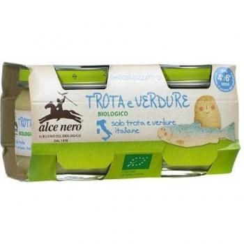 ALCE NERO Omogeneizzato di Trota e Verdure biologico
