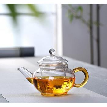 Glass Flower Teapot 250 ml Herbal Infusion