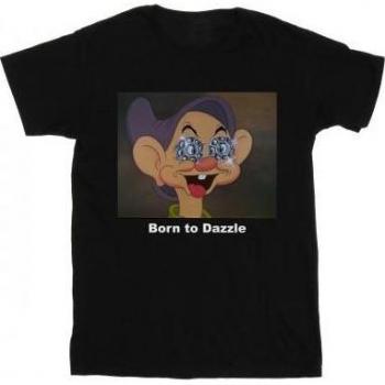 T-shirt Noir Dopey Éblouissant Disney XXL