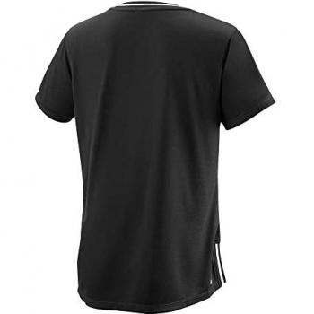 Wilson Team II Damen T-Shirt V-Ausschnitt schwarz Größe XL