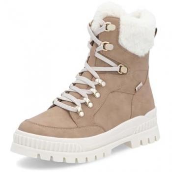 Rieker Zapatillas altas para mujer en color blanco