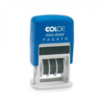 Timbro Mini Dater S160/L1 Datario + PAGATO