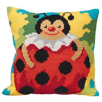 Colombine Hand‑Stitched Cushion from D'Art