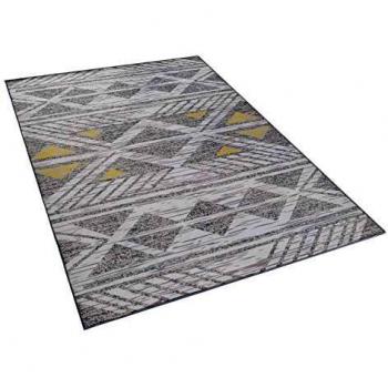 Tapis Kargi Poly Gris-Yellow