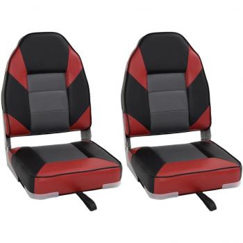 VidaXL Hochlehner Bootssitze Klappbar 2er Set