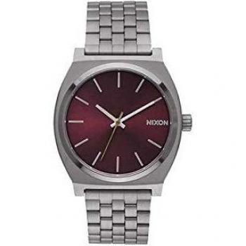Montre Nixon Gunmetal Deep Burgundy