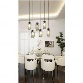 Éclairage Sospension Oval Forma Noir