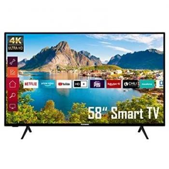 Telefunken XU58K700 58 Zoll Fernseher mit integriertem Triple-Tuner
