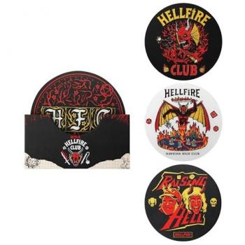 Hellfire‑Club‑Schutzuntersetzer für Stranger Things
